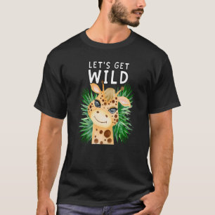 Laten we Wilde dierentuin Safari halen bij de dier T-shirt