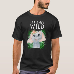 Laten we Wilde dierentuin Safari halen bij de dier T-shirt