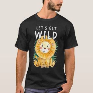 Laten we Wilde dierentuin Safari halen bij de dier T-shirt