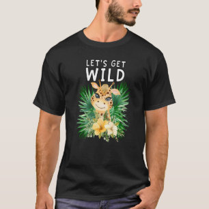 Laten we Wilde dierentuin Safari halen bij de dier T-shirt