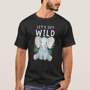 Laten we Wilde dierentuin Safari halen bij de dier T-shirt