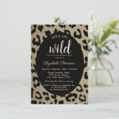 Laten we Wilde nemen, Dierenluipaard afdrukken Bac Kaart (Staand voorkant)