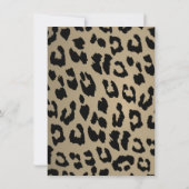 Laten we Wilde nemen, Dierenluipaard afdrukken Bac Kaart (Achterkant)