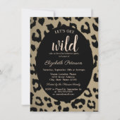 Laten we Wilde nemen, Dierenluipaard afdrukken Bac Kaart (Voorkant)