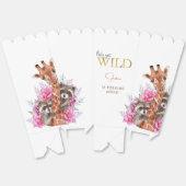 Laten we wilde safari dieren kinderen verjaardagsf bedankdoosjes (Ongevouwen)