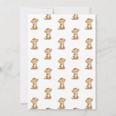 Laten we wilde safari dieren kinderen verjaardagsf kaart (Achterkant)