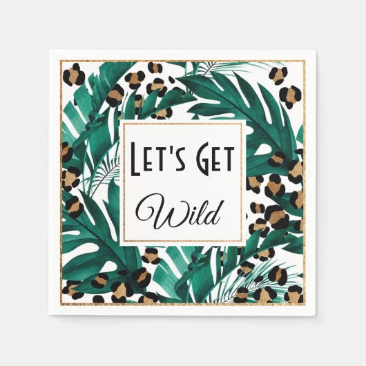 Laten we Wilde Servetten Bruiloft Feest Decoratie (Voorkant)