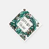 Laten we wilde servetten vrijgezellenfeest decor k (Hoek)