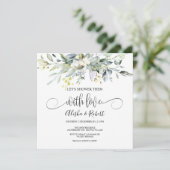 Laten we ze douchen met liefdeskoppels doucheuitno kaart (Staand voorkant)