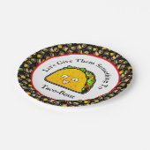 Laten we ze iets geven om mee te praten papieren bordje (Gekanteld)