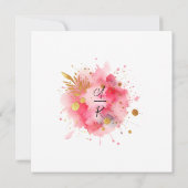 Laten we ze overladen met liefde Uitnodiging voor (Achterkant)