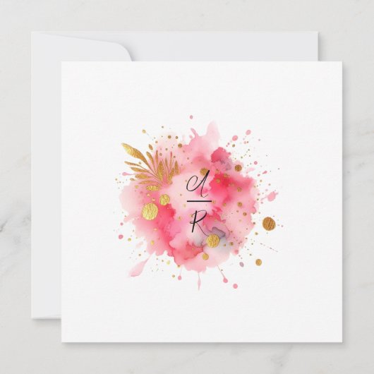 Laten we ze overladen met liefde Uitnodiging voor (Achterkant)