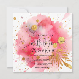 Laten we ze overladen met liefde Uitnodiging voor