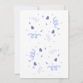 Laten we Zee Gender Reveal Ocean Gender Reveal Par Kaart (Achterkant)