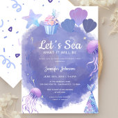 Laten we Zee Gender Reveal Ocean Gender Reveal Par Kaart