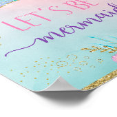 Laten we zeemeerminnen roze goud zijn onder het Ze Poster (Hoek)