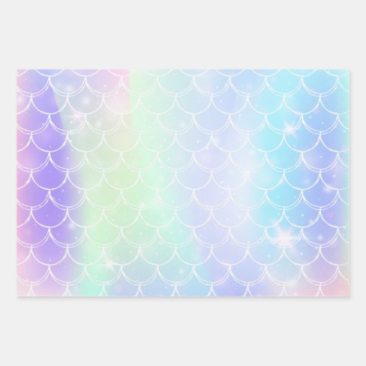 Laten we zeemeerminnen samen zijn, Mermaid Party V Inpakpapier Vel (Voorkant 2)