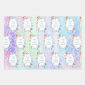 Laten we zeemeerminnen samen zijn, Mermaid Party V Inpakpapier Vel (Voorkant)