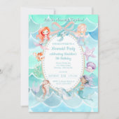 Laten we zeemeerminnen samen zijn, Mermaid Party V Kaart (Voorkant)