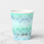 Laten we zeemeerminnen samen zijn, Mermaid Party V Papieren Bekers (Achterkant)