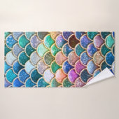 Laten we zeemeerminnen zijn - Zeemeermin Glitter-  Badhanddoek (Badhanddoek)