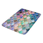 Laten we zeemeerminnen zijn - Zeemeermin Glitter- Badmat (Gekanteld)