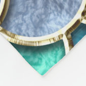 Laten we zeemeerminnen zijn - Zeemeermin Glitter-  Fleece Deken (Hoek)