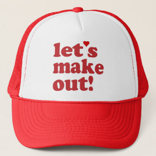 Laten we zoenen trucker pet