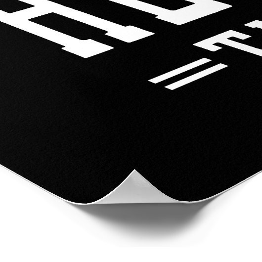 Laten we zware dingen optillen poster (Hoek)