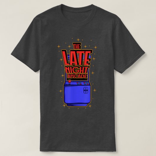 Latenight arcade Gamer T-shirt (Design voorkant)