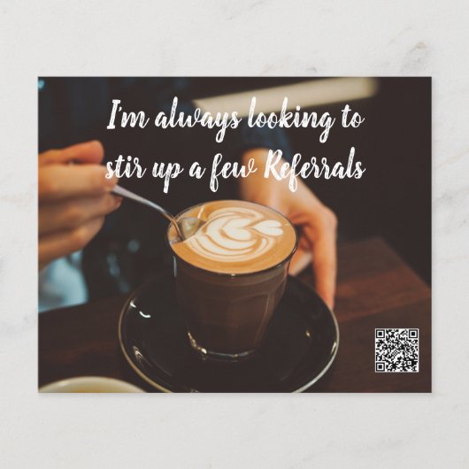 latente cliënten verwijzen onroerend goed marketin flyer (Voorkant)