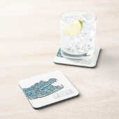 Later Alligator Bier Onderzetter (Rechterzijde)