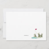 Later Alligator Birthday Party Kaart (Achterkant)