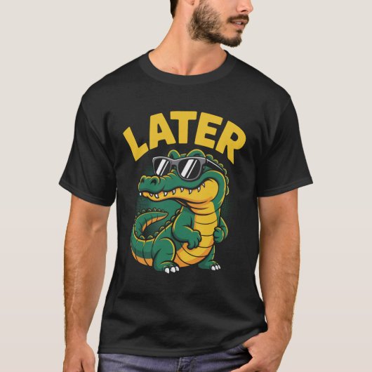 Later Alligator Gator T-shirt (Voorkant)