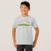 Later Alligator Kids T-shirt - Leuke Alligator Ont (Voorkant volledig)
