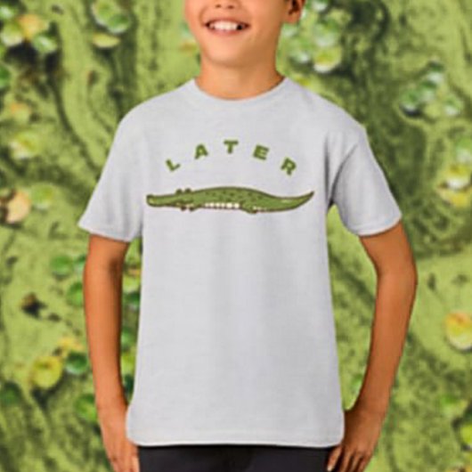 Later Alligator Kids T-shirt - Leuke Alligator Ont