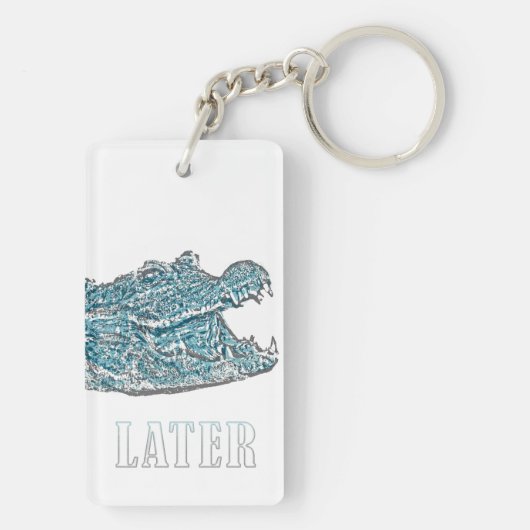 Later Alligator Sleutelhanger (achterkant)