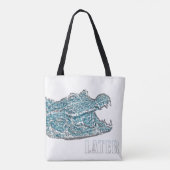 Later Alligator Tote Bag (Achterkant)