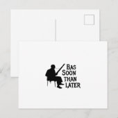 Later Fagot Dan Nooit Fagotgrap Briefkaart (Voorkant / Achterkant)