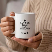 Later First Mornings Work Quote Koffiemok