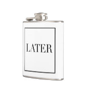 Later flesje heupfles (Links)