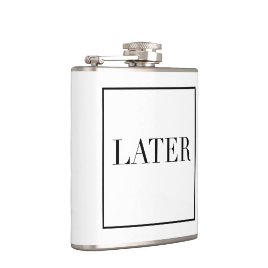 Later flesje heupfles (Rechts)