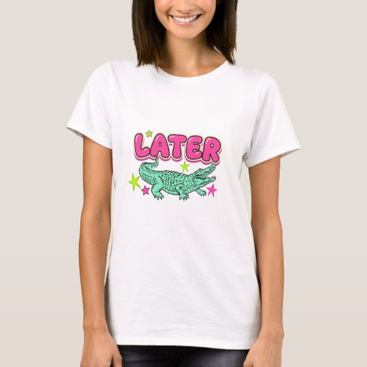 Later Gator Alligator Zomer Comfort T-Shirt (Voorkant)