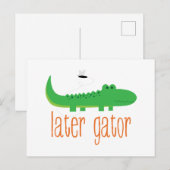 Later Gator Briefkaart (Voorkant / Achterkant)