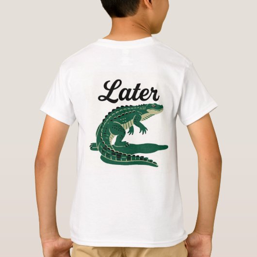 Later Gator: een luchtig afscheid T-shirt (Achterkant)