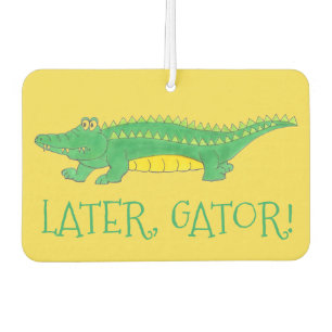 Later Gator Green Yellow Alligator Crocodile Luchtverfrisser