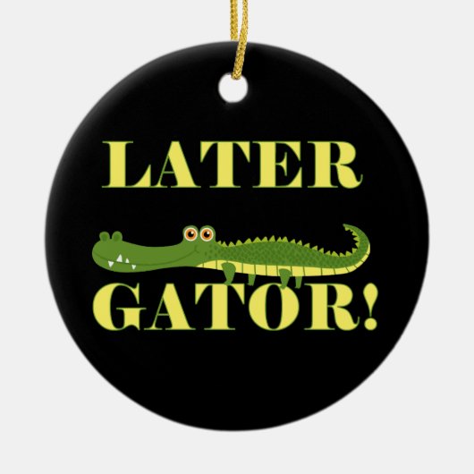 Later Gator Keramisch Ornament (Voorkant)