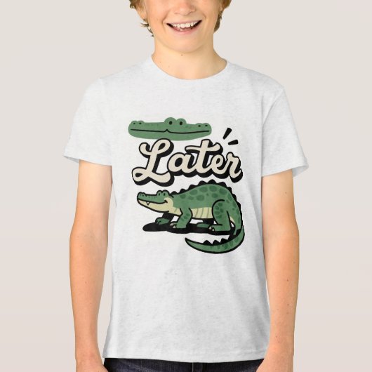 Later Gator: On the Move Tri-Blend Shirt (Voorkant)