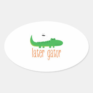 Later Gator Ovale Sticker