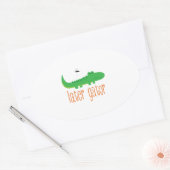 Later Gator Ovale Sticker (Envelop)